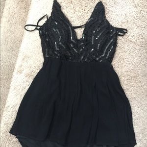 Windsor Fancy black romper
